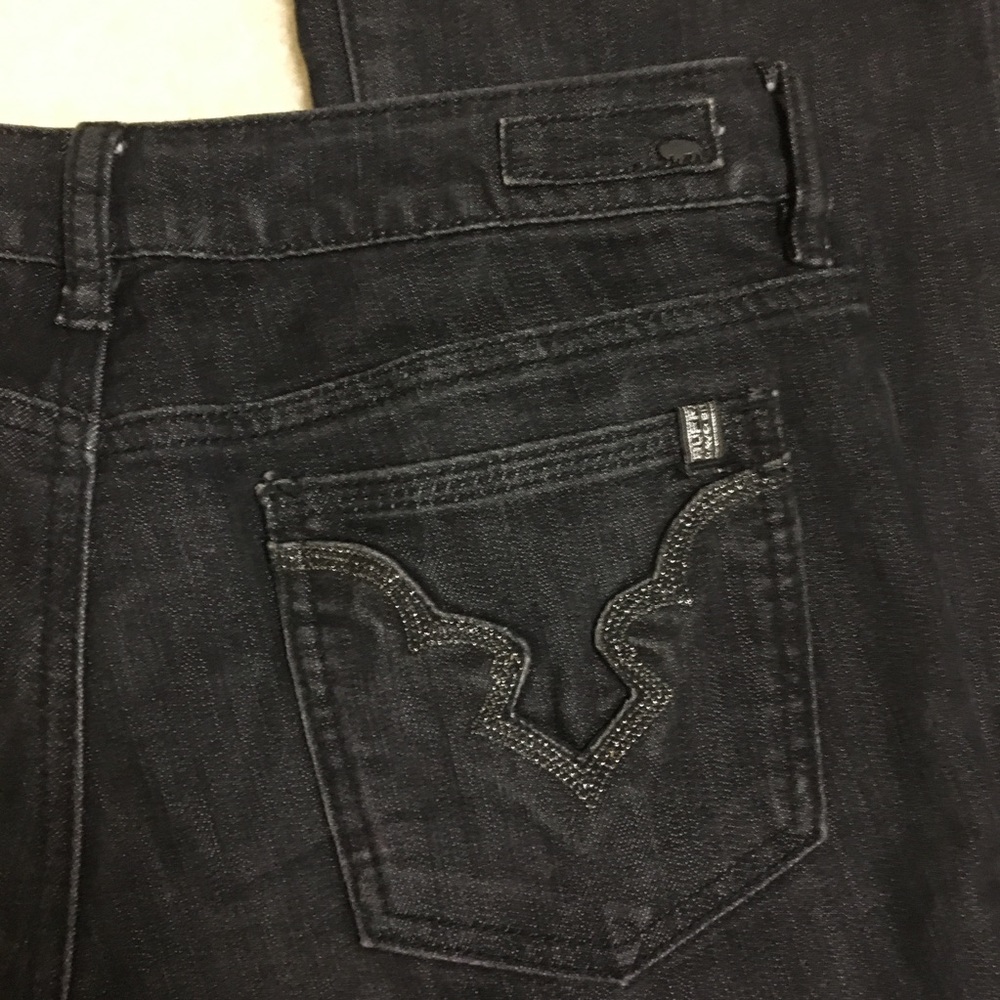 NWOT Buffalo David Bitton flare black jean…